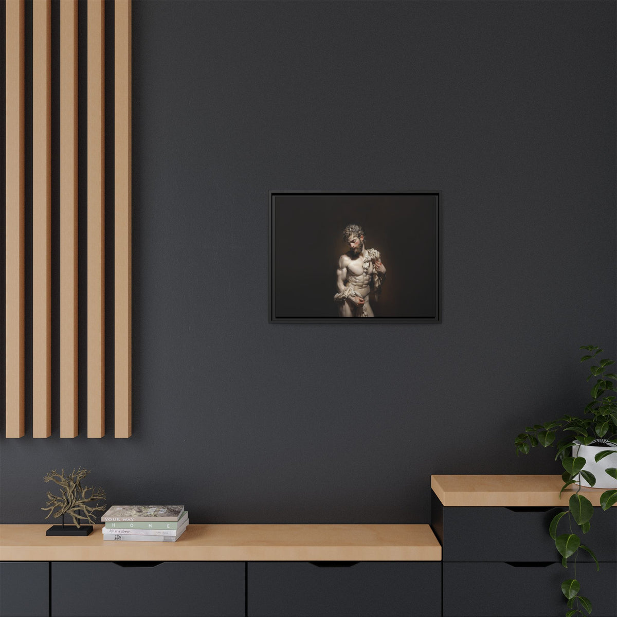 Spotlight On Innocence  -  Framed Canvas Print