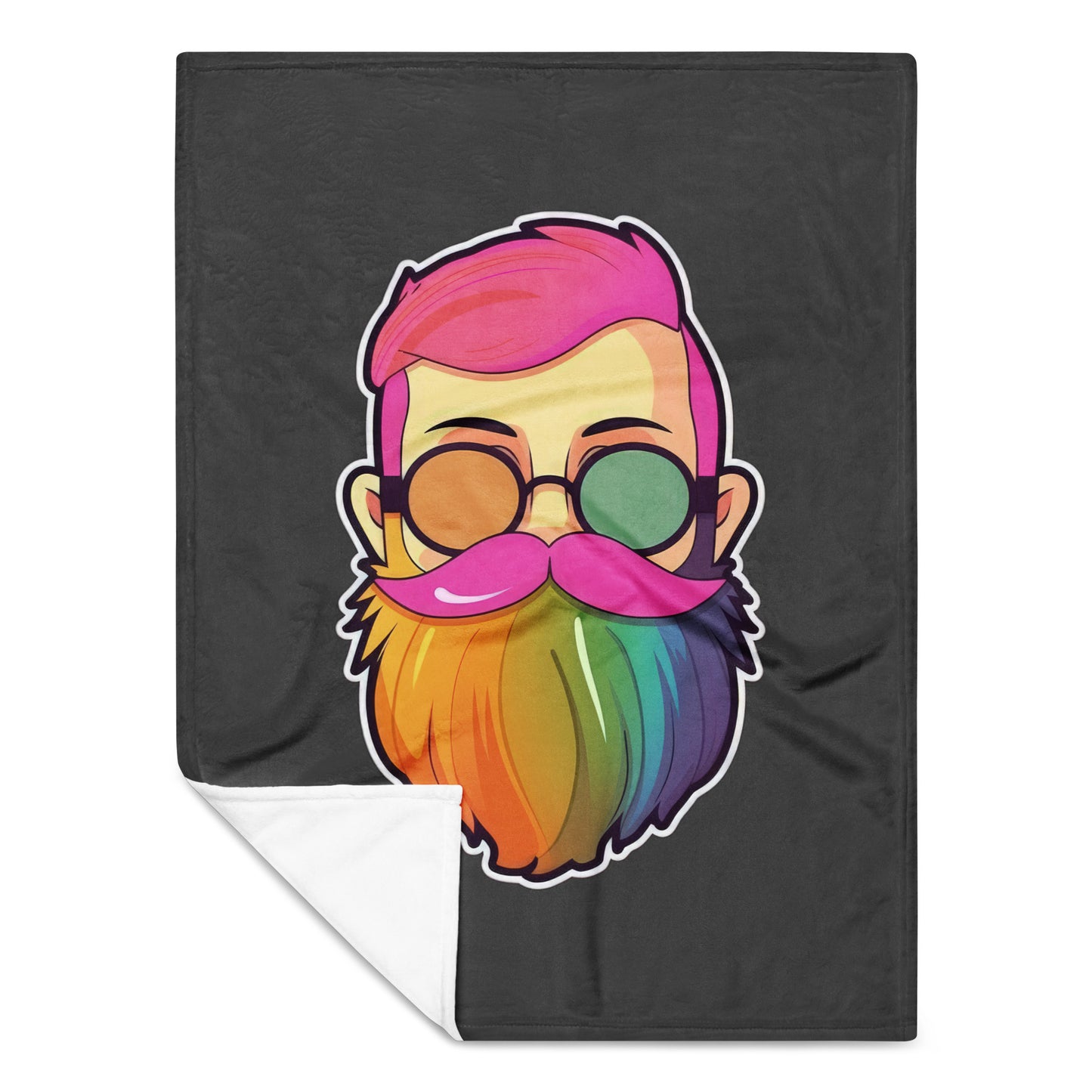 Rainbow Daddy  - Throw Blanket