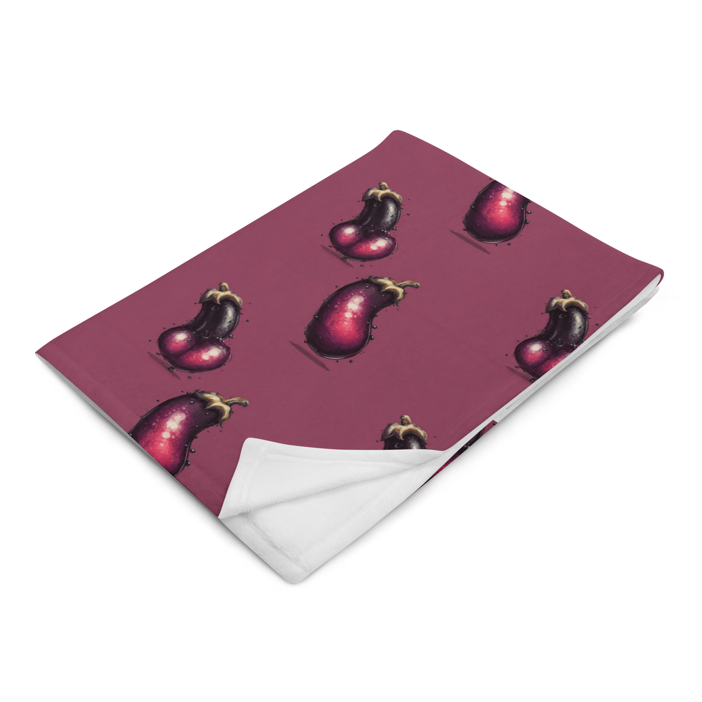 The Eggplant  -  Throw Blanket