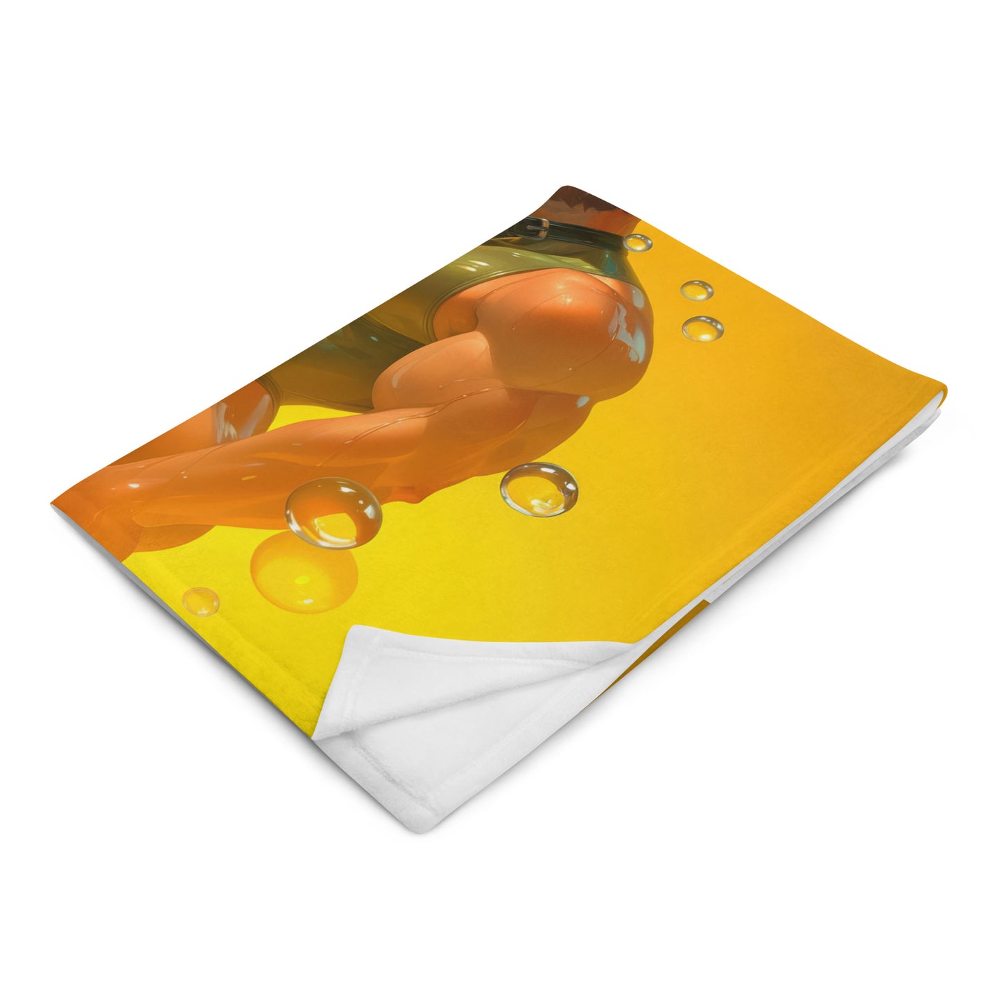 Golden Daydream Throw Blanket - Sexy Male Throw Blanket