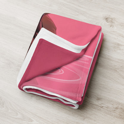 Blushing Confidence Throw Blanket - Sexy Male Throw Blanket