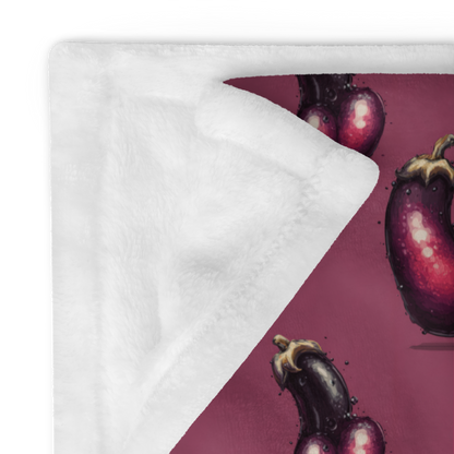The Eggplant  -  Throw Blanket