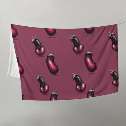 The Eggplant  -  Throw Blanket