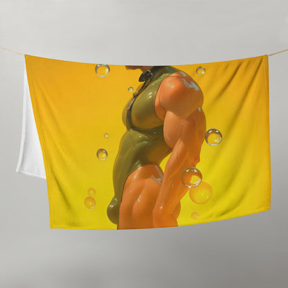 Golden Daydream Throw Blanket - Sexy Male Throw Blanket