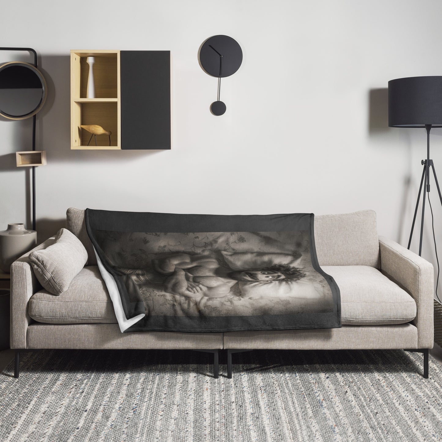 Too Hot To Cuddle - Throw Blanket