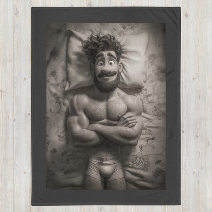 Too Hot To Cuddle - Throw Blanket