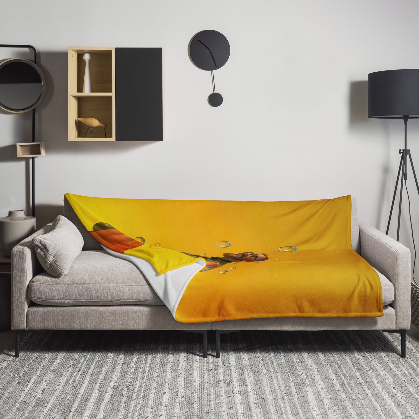 Golden Daydream Throw Blanket - Sexy Male Throw Blanket
