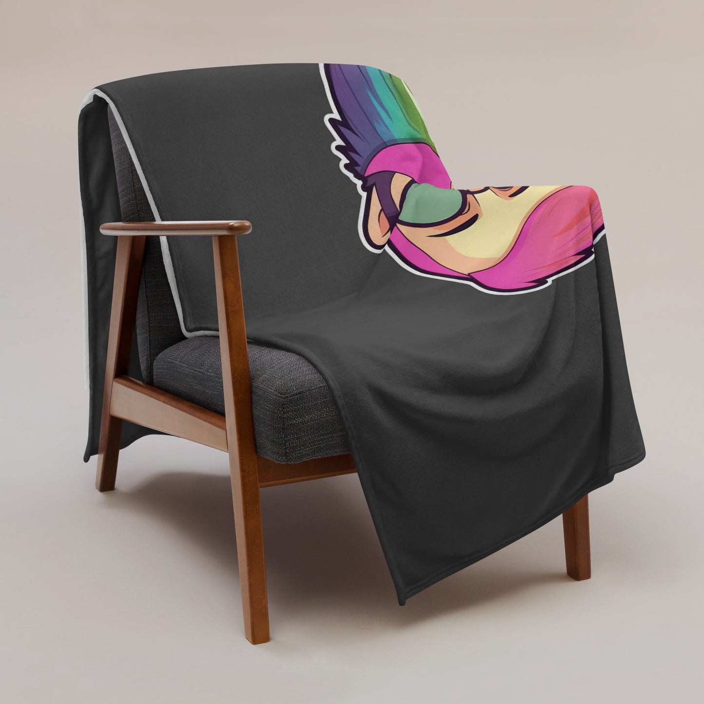 Rainbow Daddy  - Throw Blanket