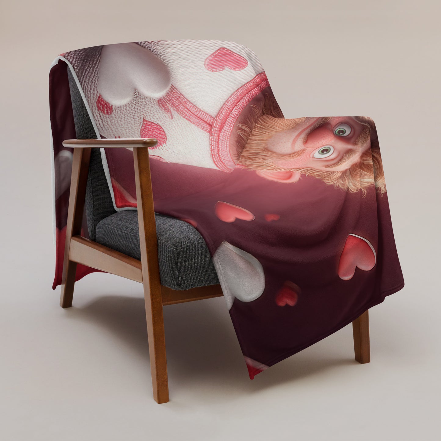 My Beefy Valentine / Throw Blanket