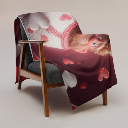 My Beefy Valentine / Throw Blanket