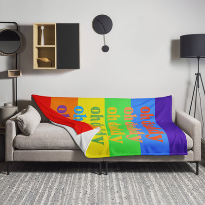 Oh Daddy / LGBTQ Throw Blanket