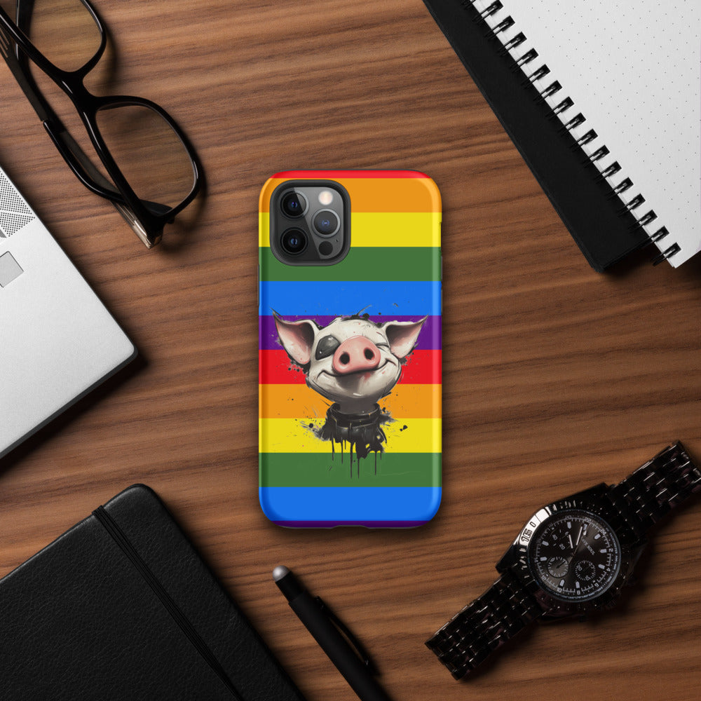 Rainbow Piggy - Tough Case for iPhone®