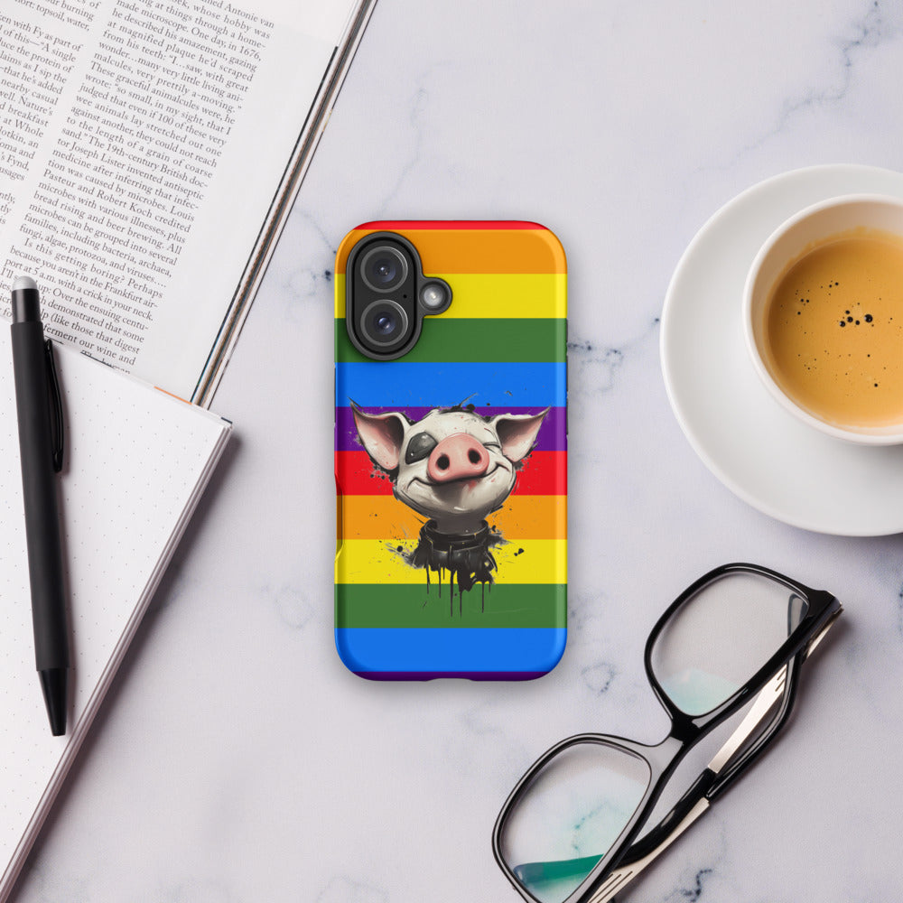 Rainbow Piggy - Tough Case for iPhone®
