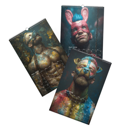 Masked Desires - 2026 Wall calendar