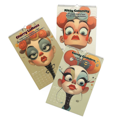 The Art of Being Too Much - 2026 Wall calendar - 11" X 17"