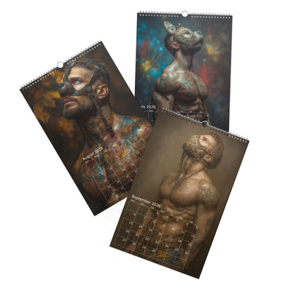 Masked Desires - 2026 Wall calendar