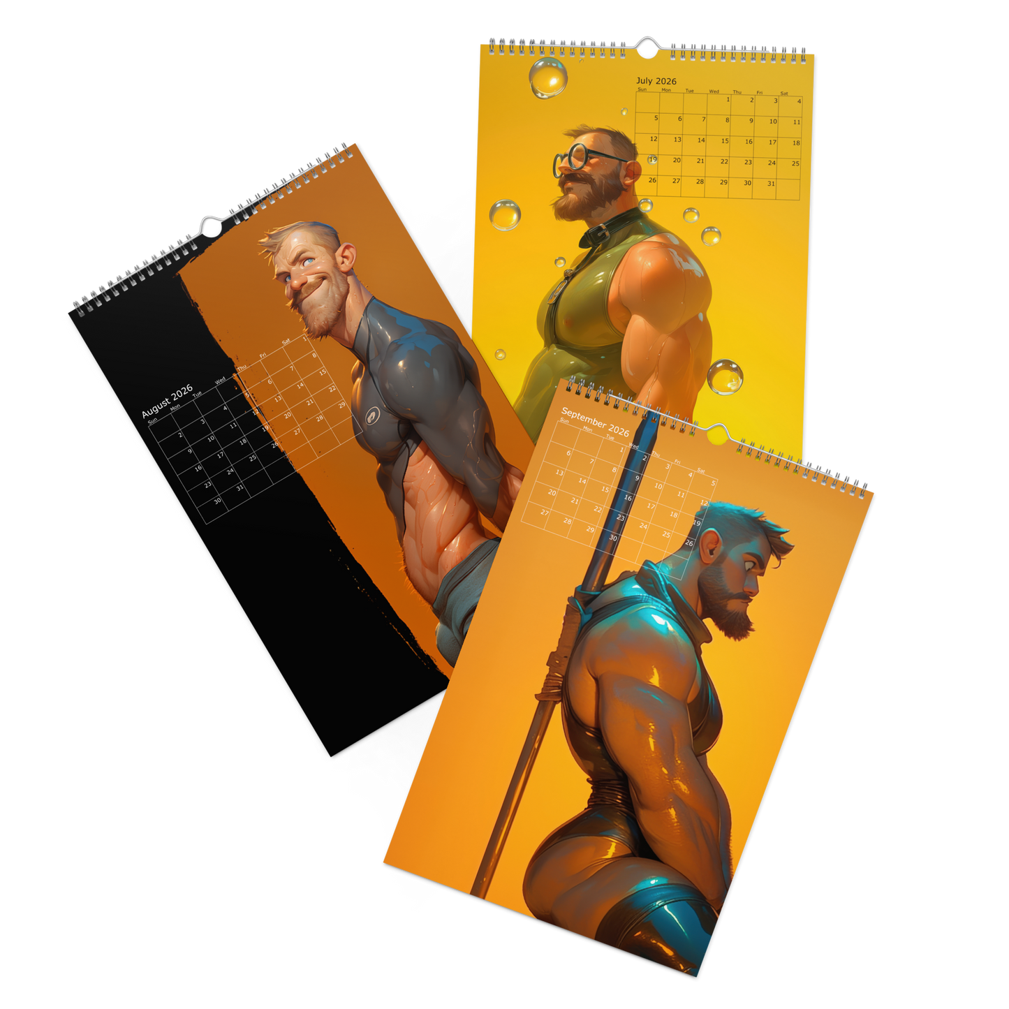 Tight & Right  -  2026 Wall calendar  11"X17"