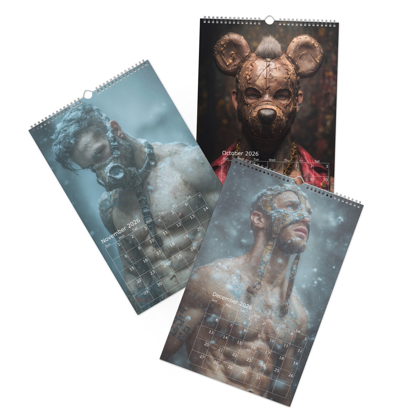 Masked Desires - 2026 Wall calendar