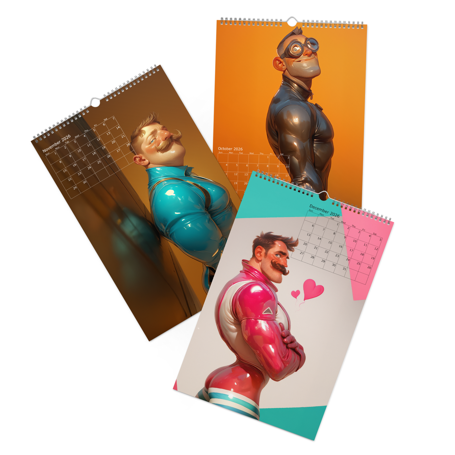 Tight & Right  -  2026 Wall calendar  11"X17"