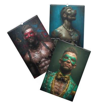 Masked Desires - 2026 Wall calendar