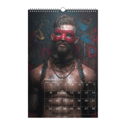 Masked Desires - 2026 Wall calendar
