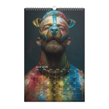 Masked Desires - 2026 Wall calendar