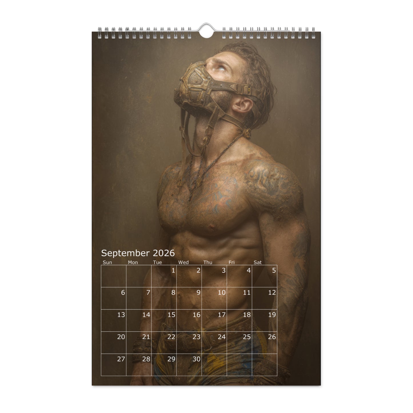 Masked Desires - 2026 Wall calendar