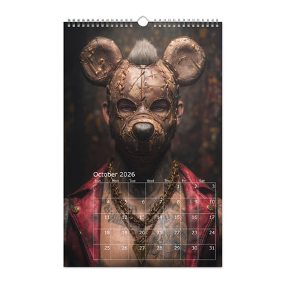 Masked Desires - 2026 Wall calendar
