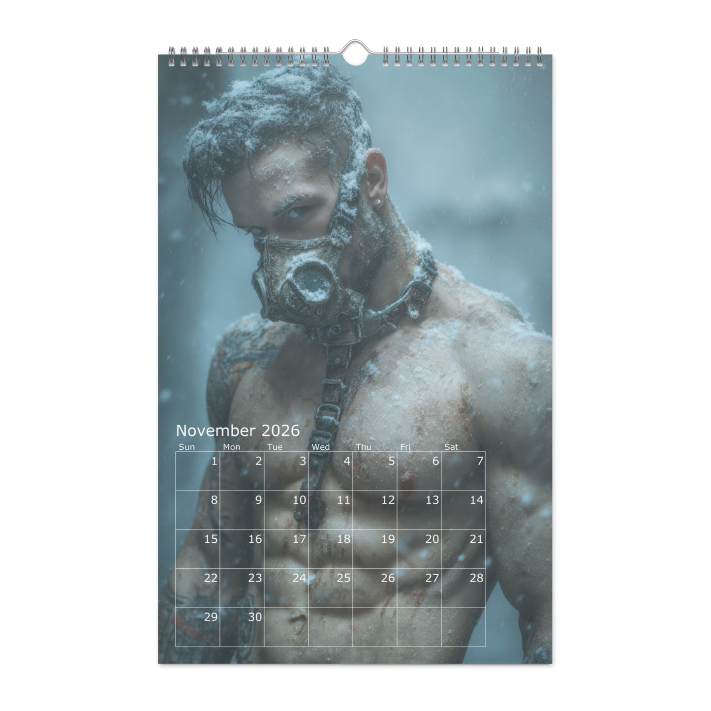 Masked Desires - 2026 Wall calendar
