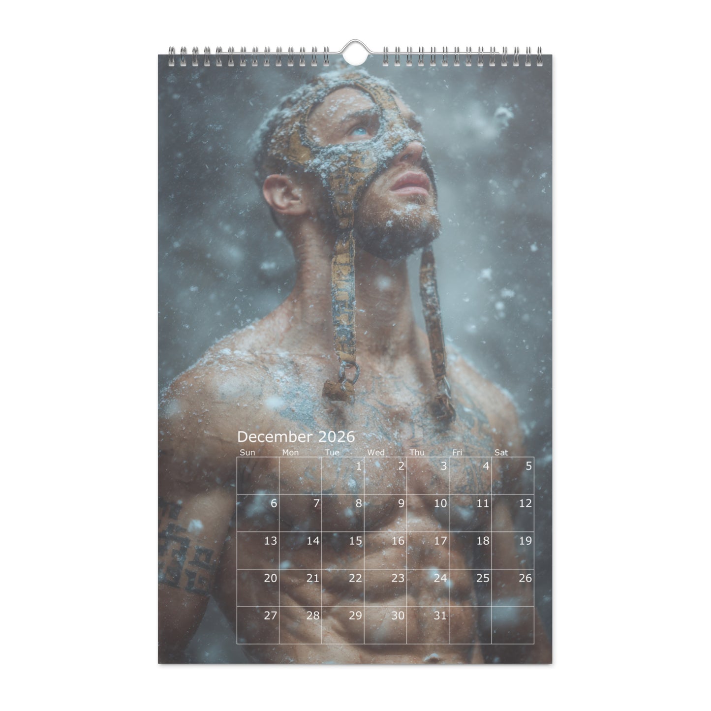 Masked Desires - 2026 Wall calendar