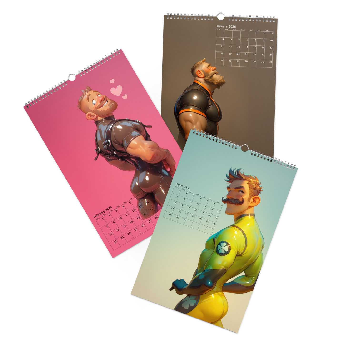 Tight & Right  -  2026 Wall calendar  11"X17"