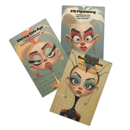 The Art of Being Too Much - 2026 Wall calendar - 11" X 17"