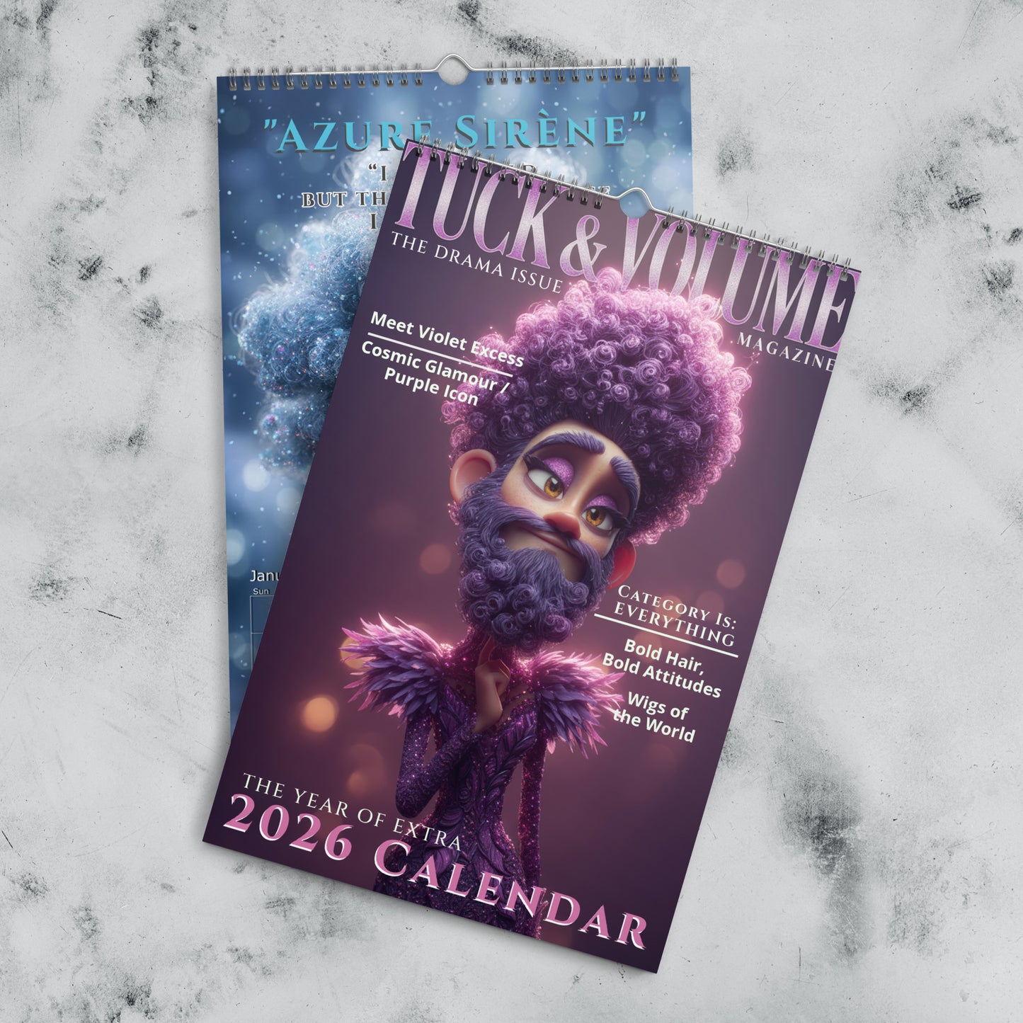 Tuck & Volume - Drag Magazine 2026 Wall Calendar 11" X 17"