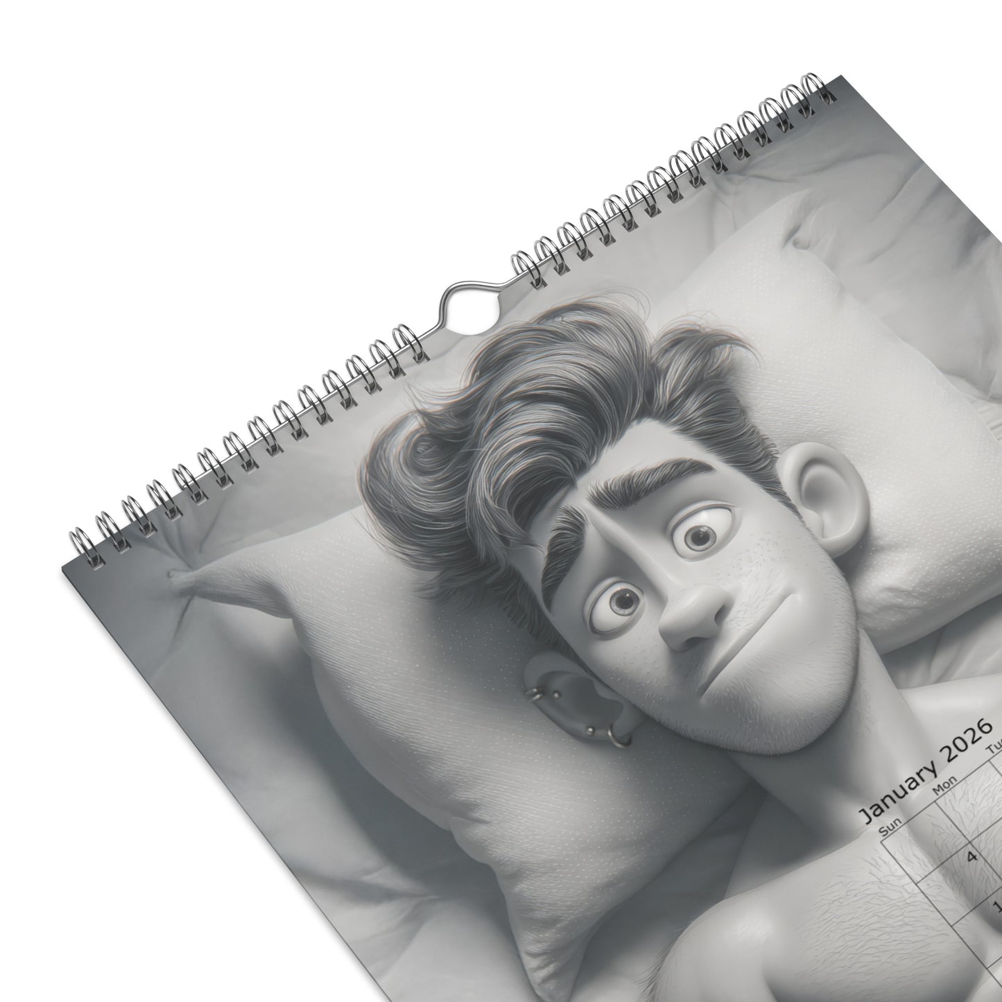 Too Hot To Hit Snooze - 2026 Wall calendar - 11" X 17"