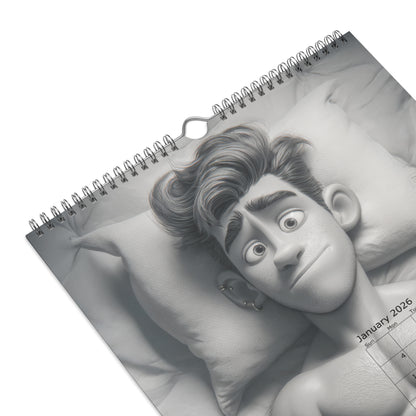 Too Hot To Hit Snooze - 2026 Wall calendar - 11" X 17"