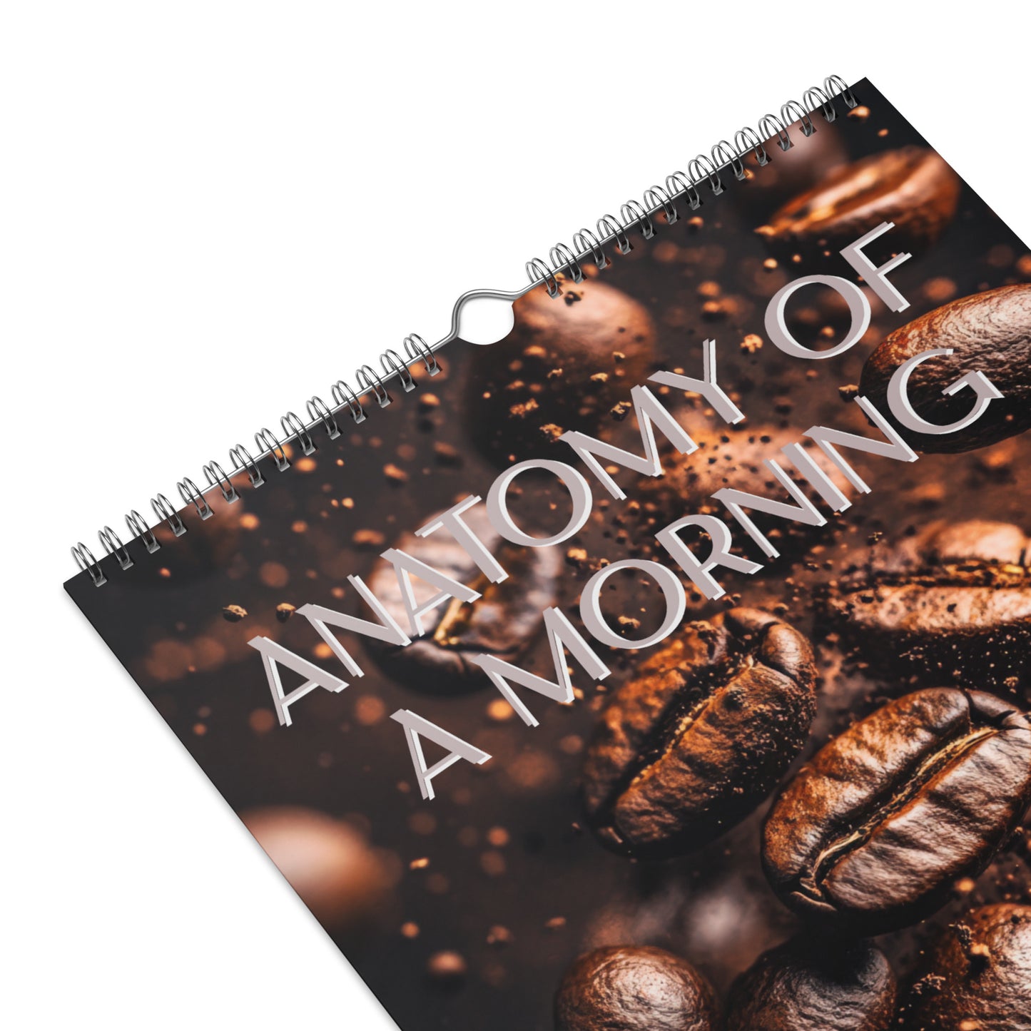Anatomy of a Morning - 2026 Wall Calendar 11" X 17" - Warm Brown Kitchen Art - Coffee Lover Gift